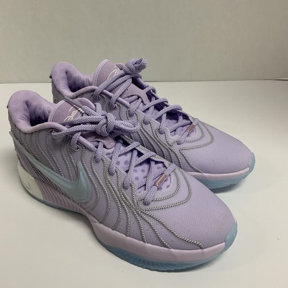 Nike LeBron 21 Serenity HF5353 500 Size 10.5 Basketball Lakers Purple Easter